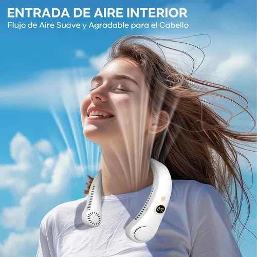 VENTILADOR DE CUELLO PORTATIL RECARGABLE PRO